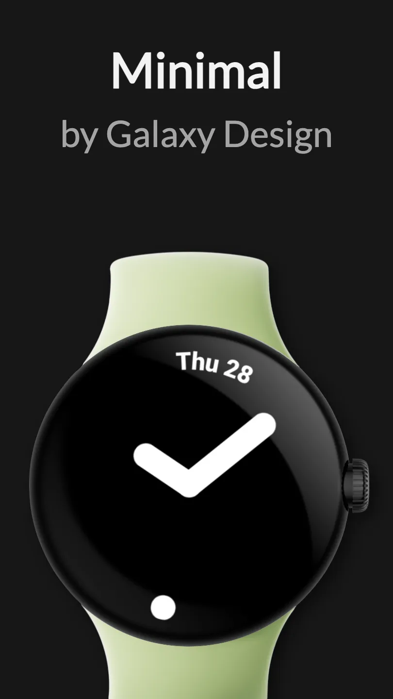 Minimal Watch Face | Indus Appstore | Screenshot