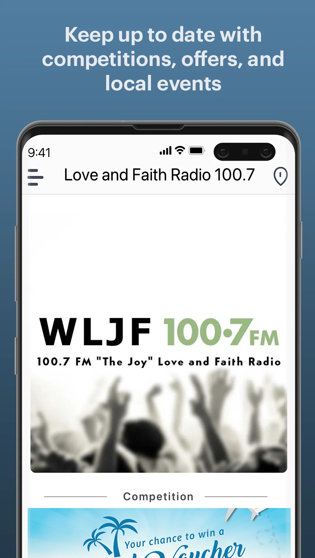 Love and Faith Radio 100.7 | Indus Appstore | Screenshot