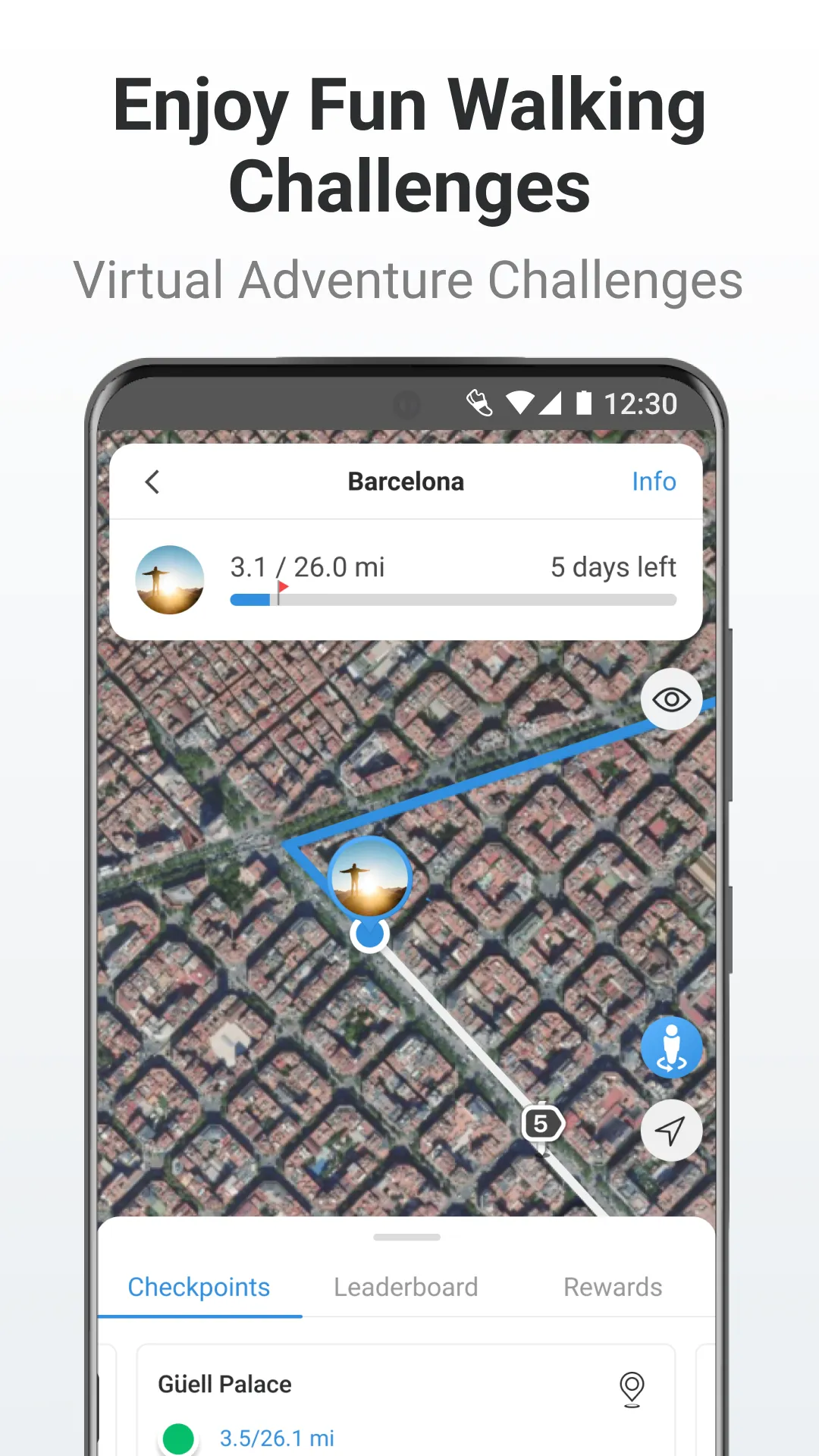 Pacer Pedometer & Step Counter | Indus Appstore | Screenshot