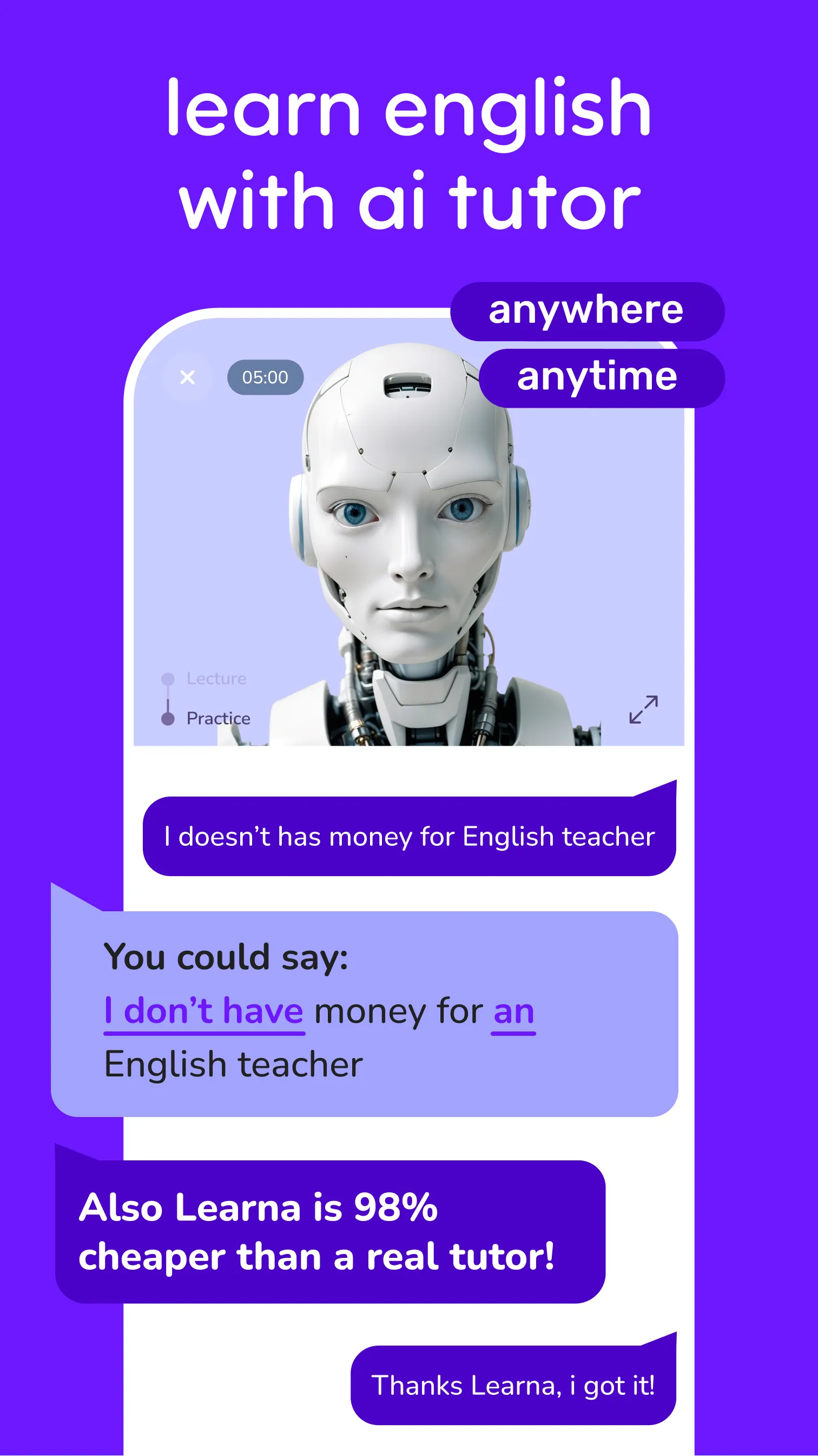 Learn English, Spanish: Learna | Indus Appstore | Screenshot