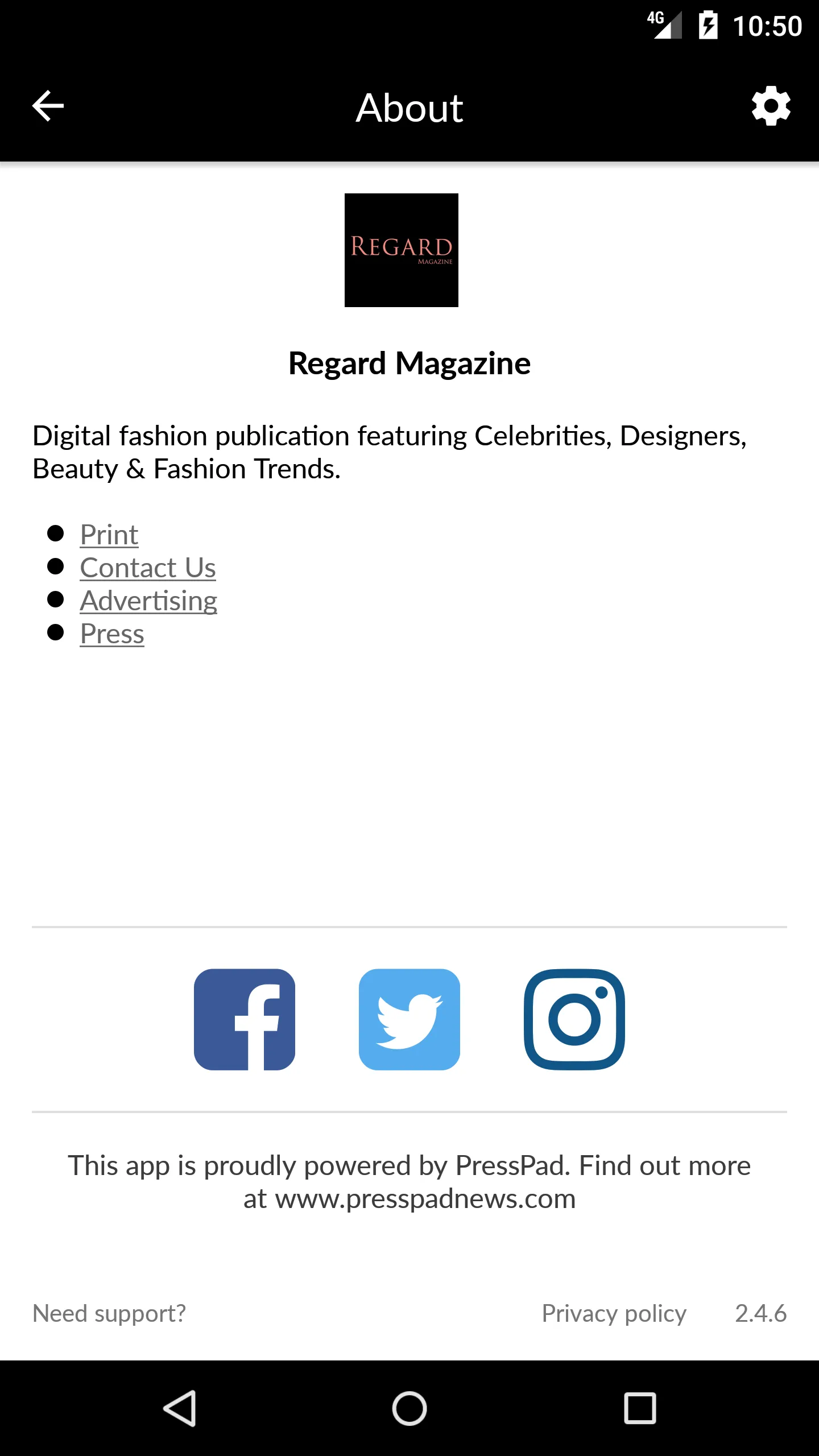 Regard Magazine | Indus Appstore | Screenshot