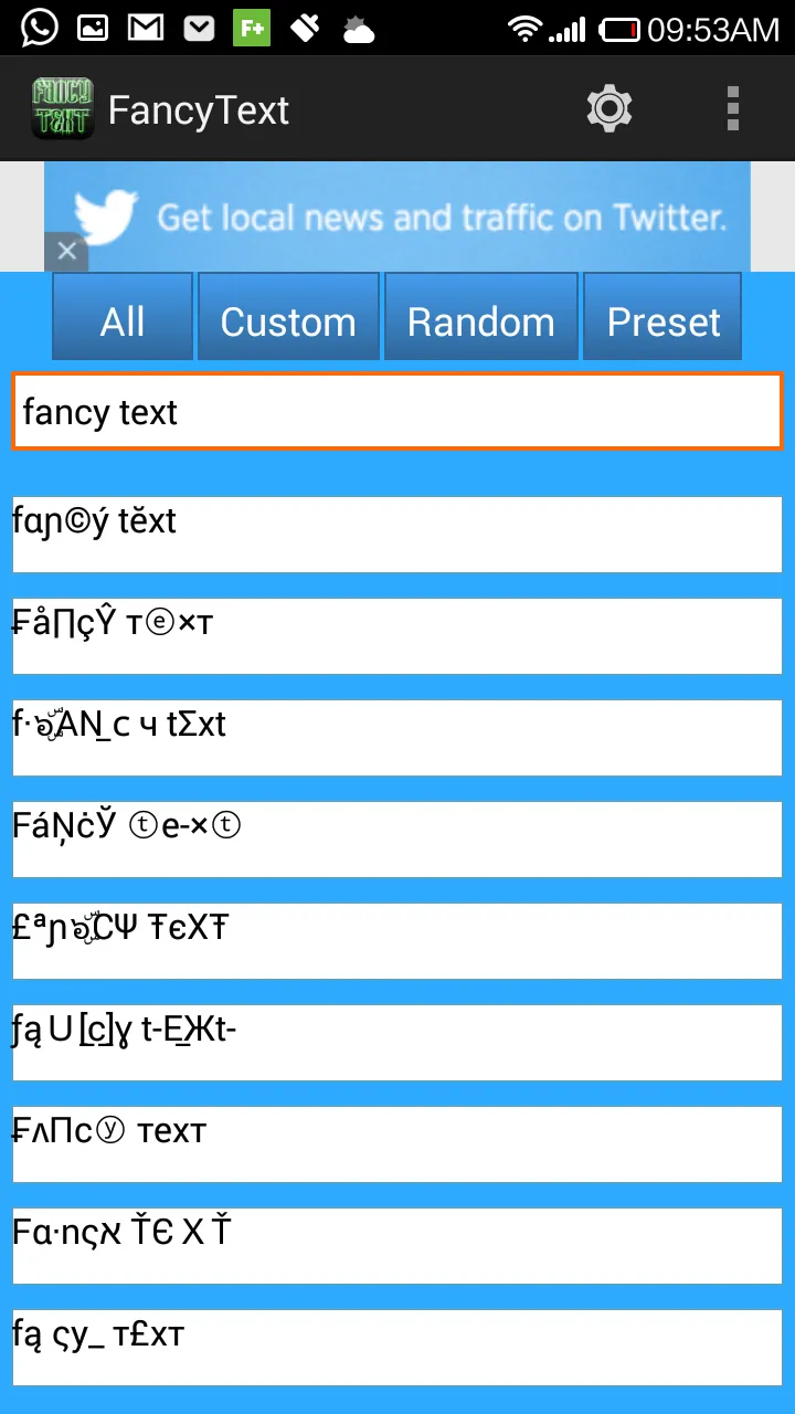 Fancy Text | Indus Appstore | Screenshot