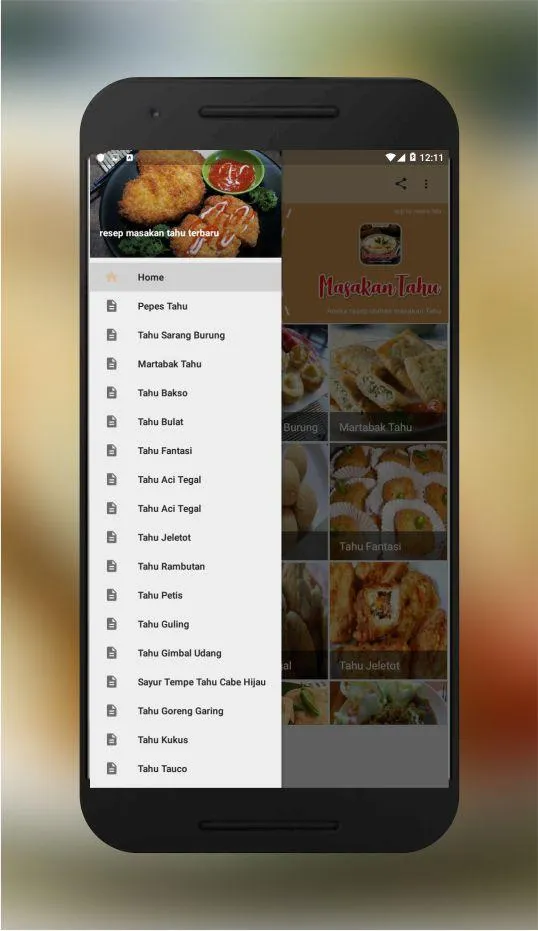 Resep masakan tahu offline | Indus Appstore | Screenshot