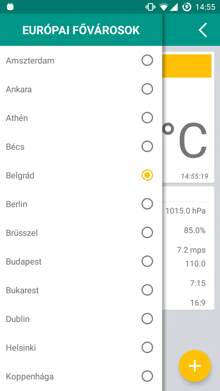 Európai időjárás | Indus Appstore | Screenshot