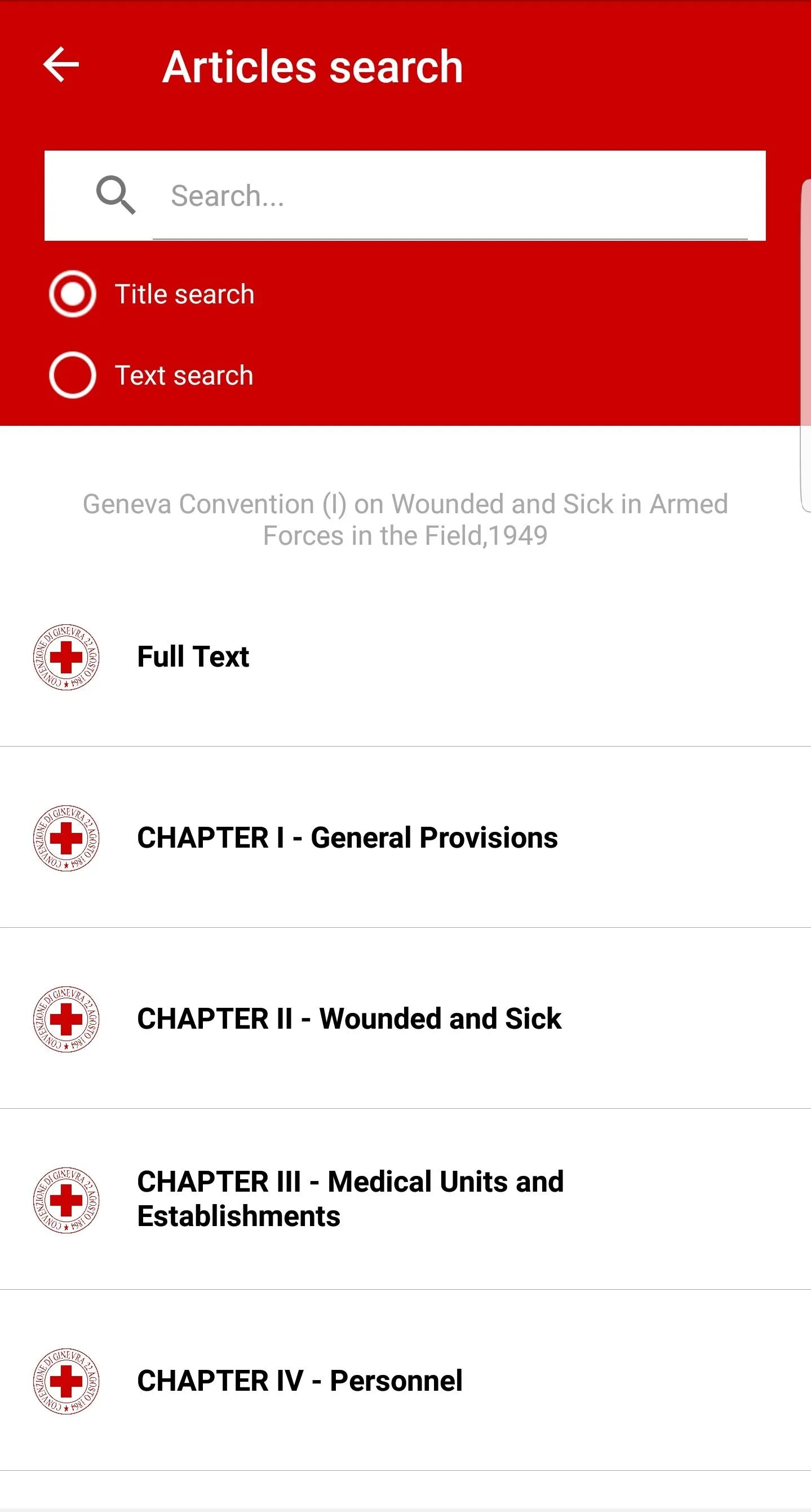 International Humanitarian Law | Indus Appstore | Screenshot