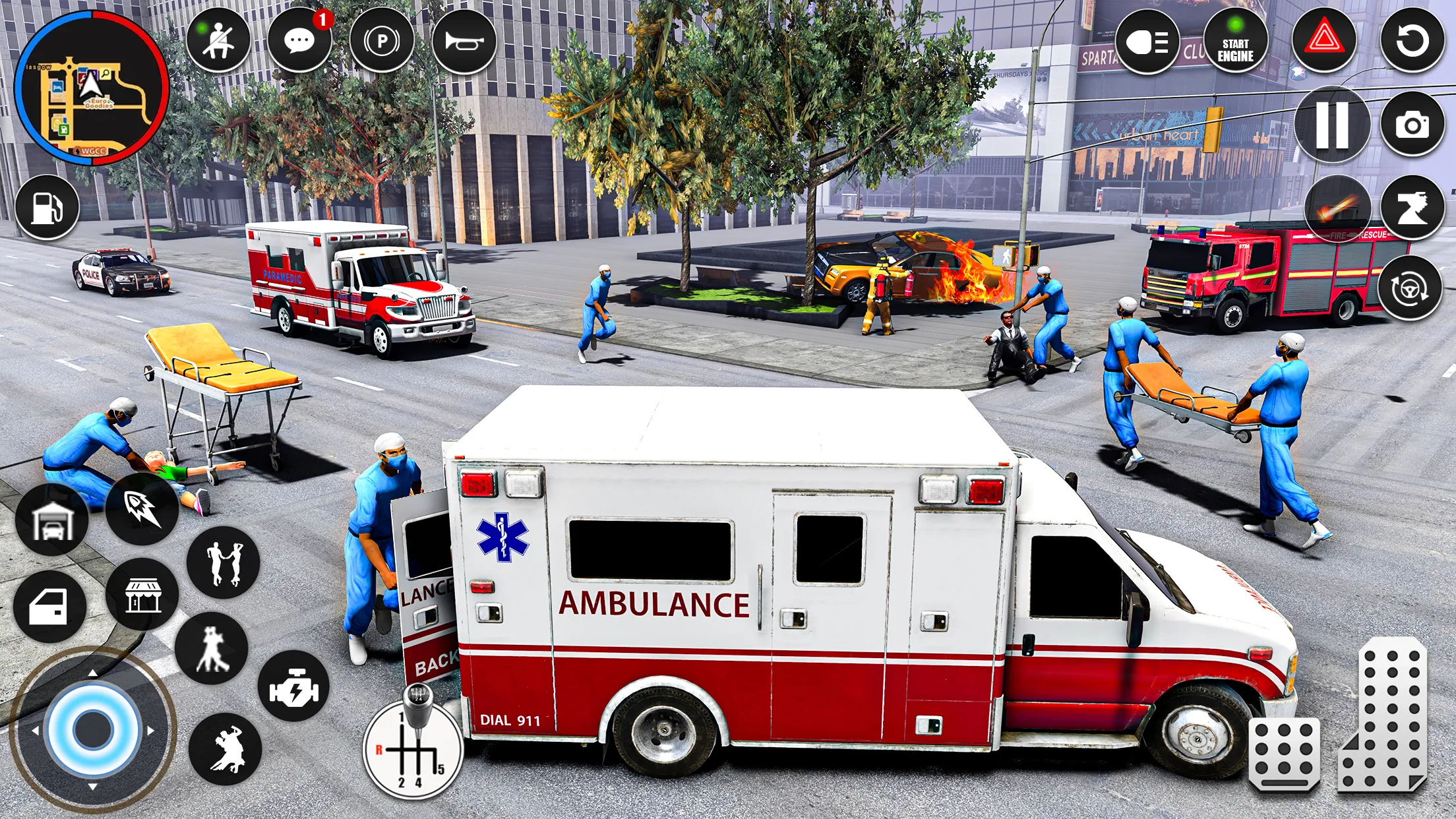 Ambulance Rescue Doctor Games | Indus Appstore | Screenshot