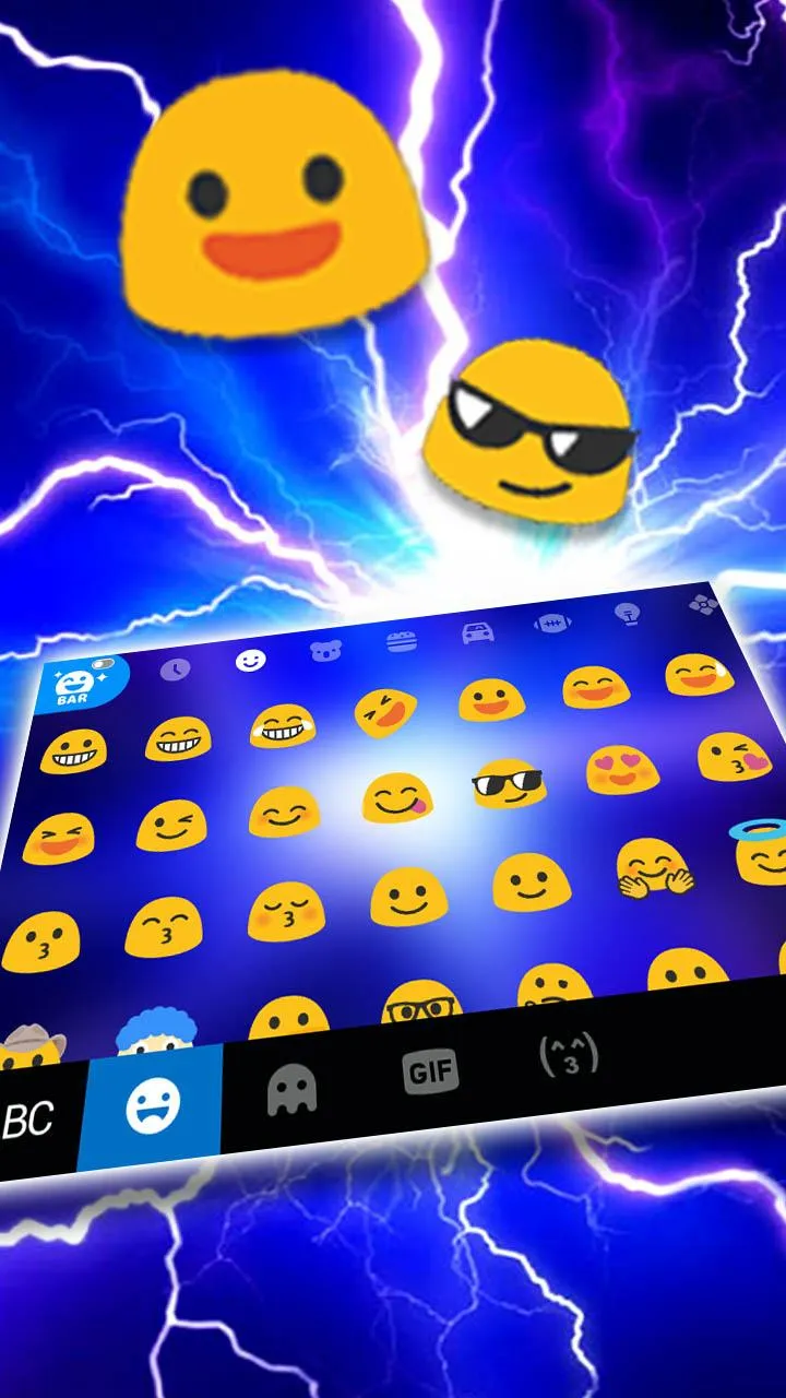 Flash Lightning Keyboard Theme | Indus Appstore | Screenshot