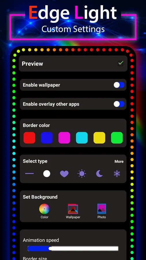 LED Border Light Edge Lighting | Indus Appstore | Screenshot