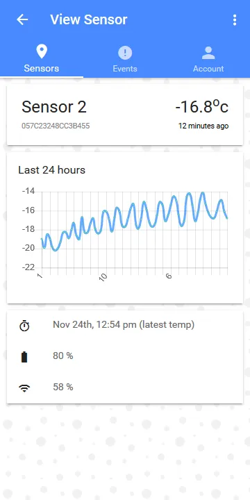 Sentry Temperature Monitoring | Indus Appstore | Screenshot