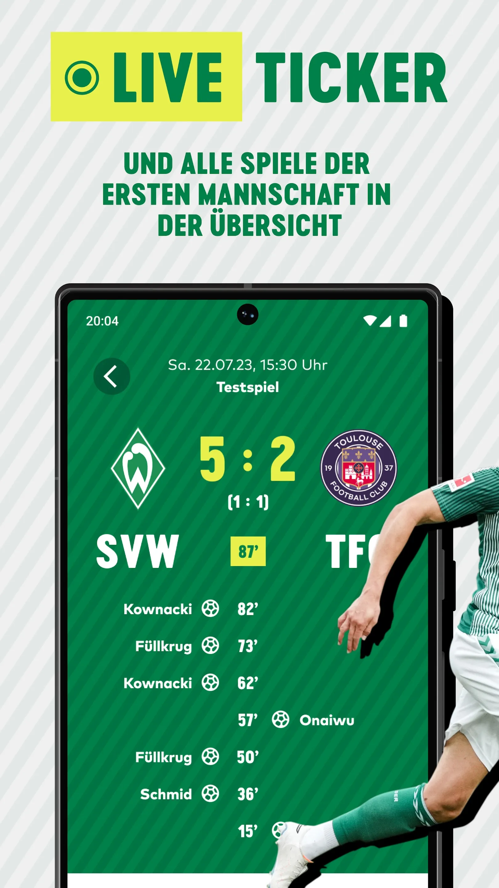 SV Werder Bremen | Indus Appstore | Screenshot