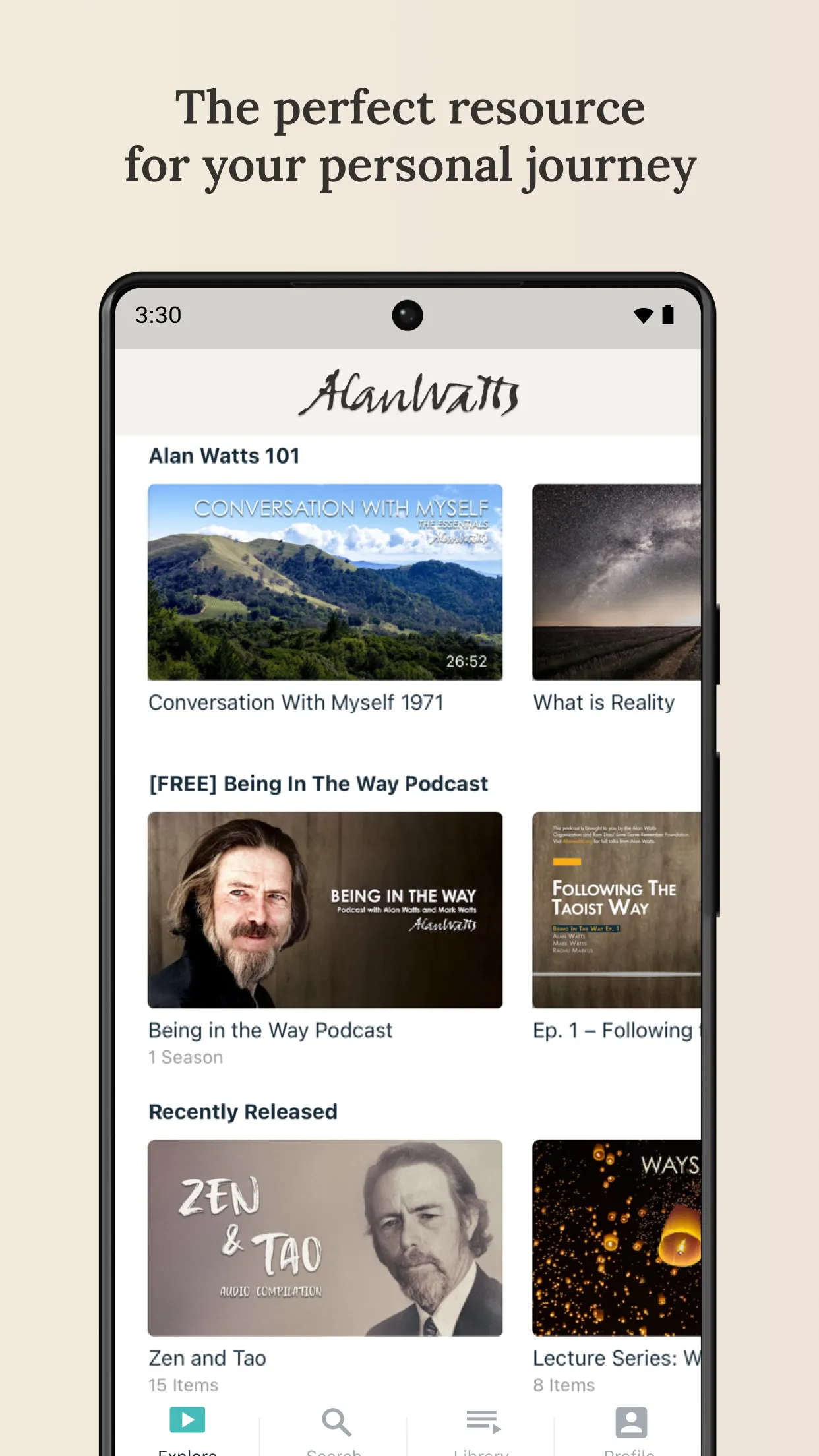 Alan Watts | Indus Appstore | Screenshot