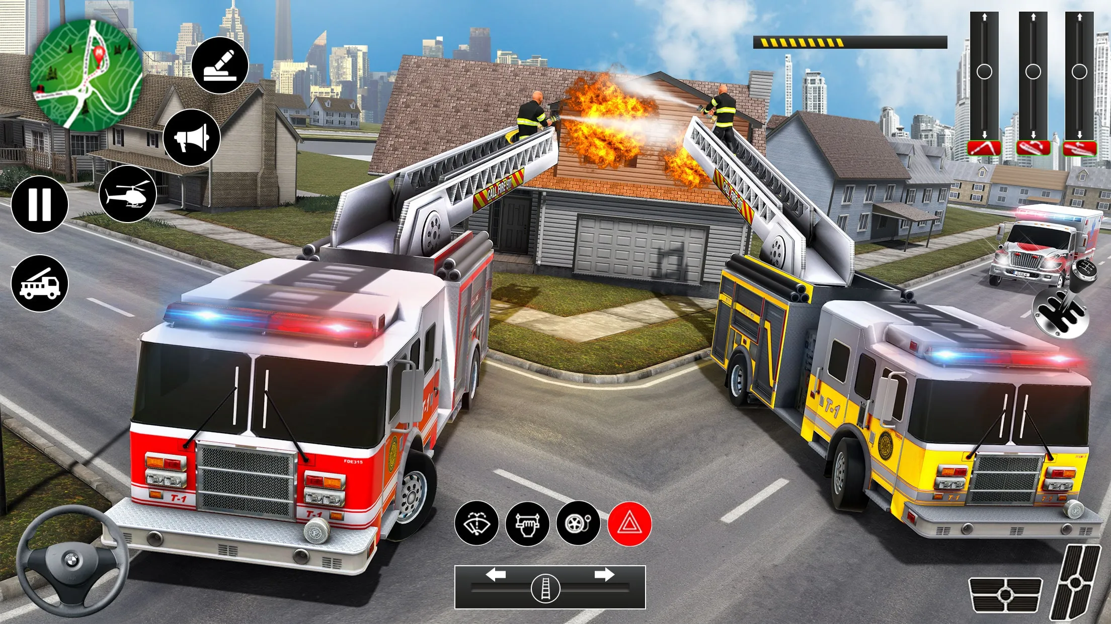 Fire Truck Sim Rescue Games | Indus Appstore | Screenshot