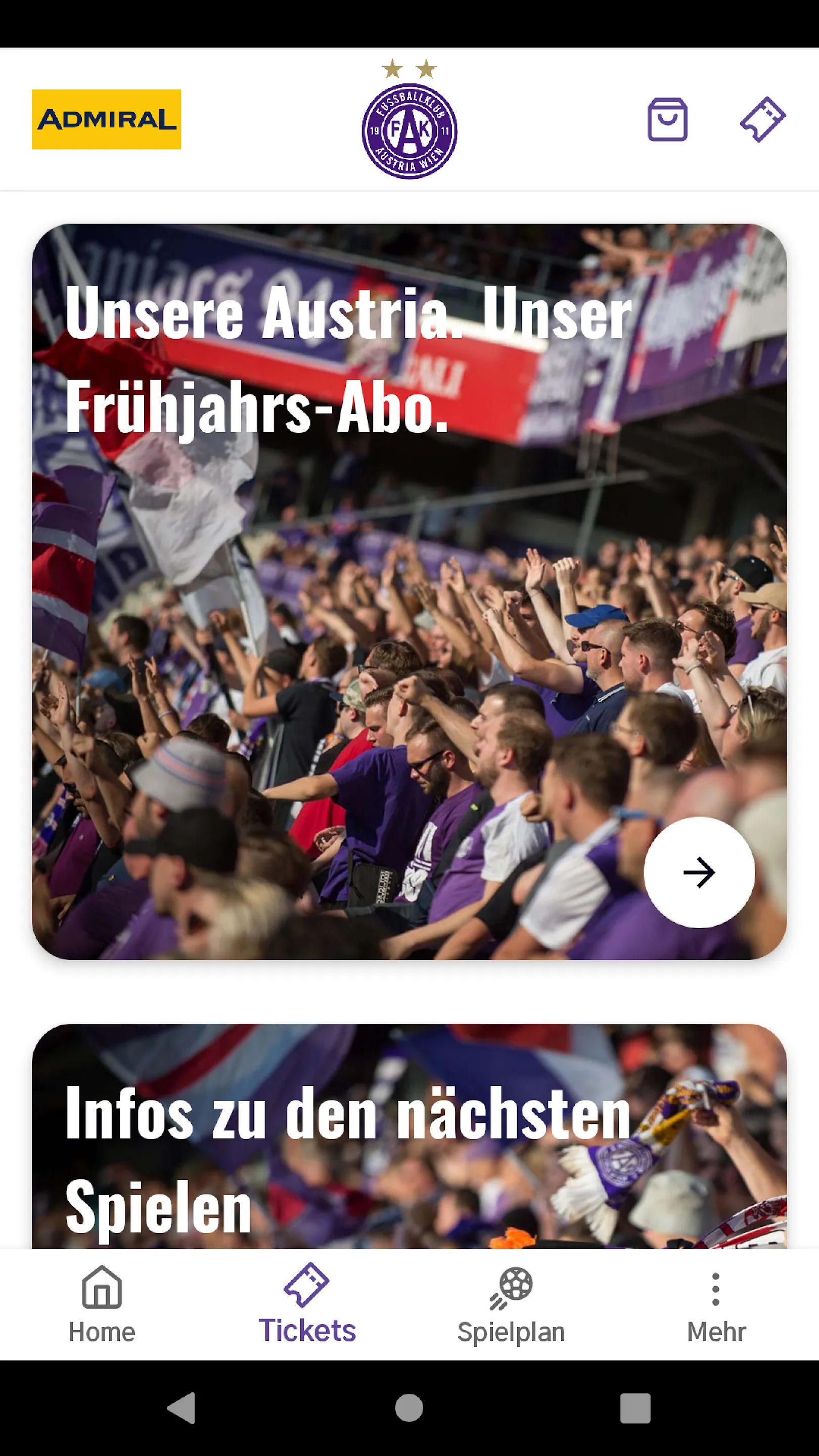 Austria Wien | Indus Appstore | Screenshot