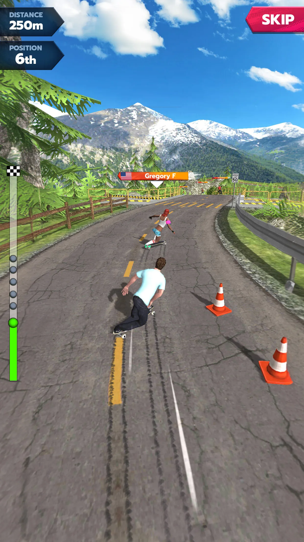 Downhill Race League | Indus Appstore | Screenshot