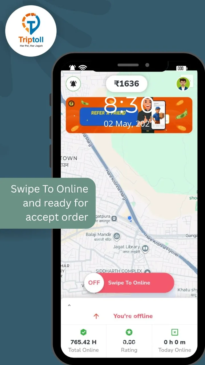 TripToll Driver | Indus Appstore | Screenshot