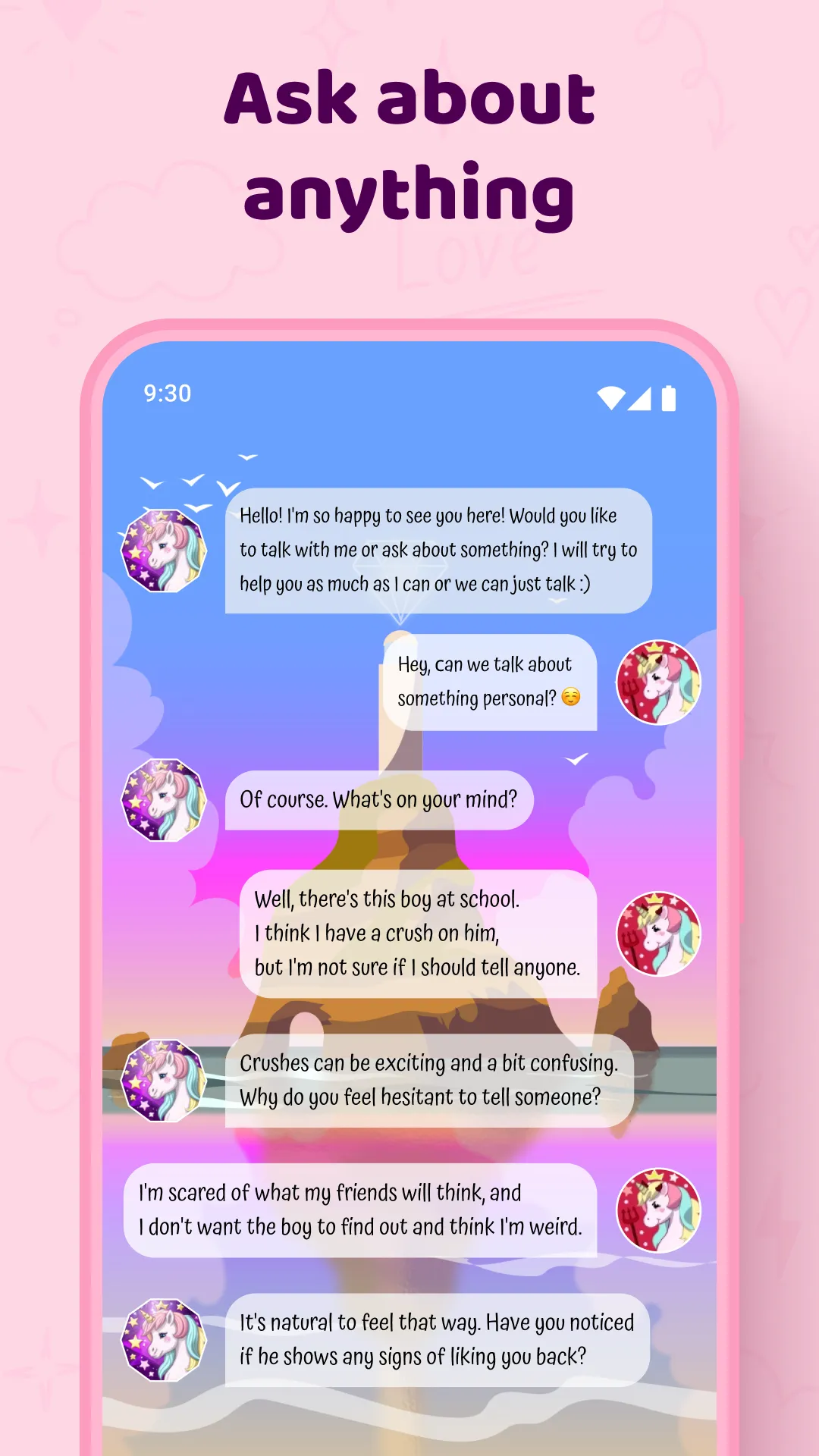 Talking Unicorn - Virtual Chat | Indus Appstore | Screenshot