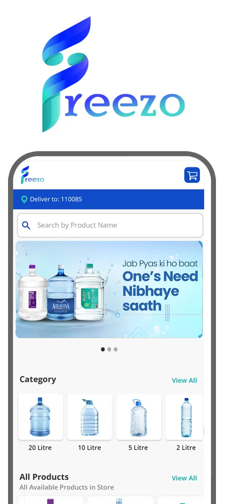 Freezo - premium water | Indus Appstore | Screenshot