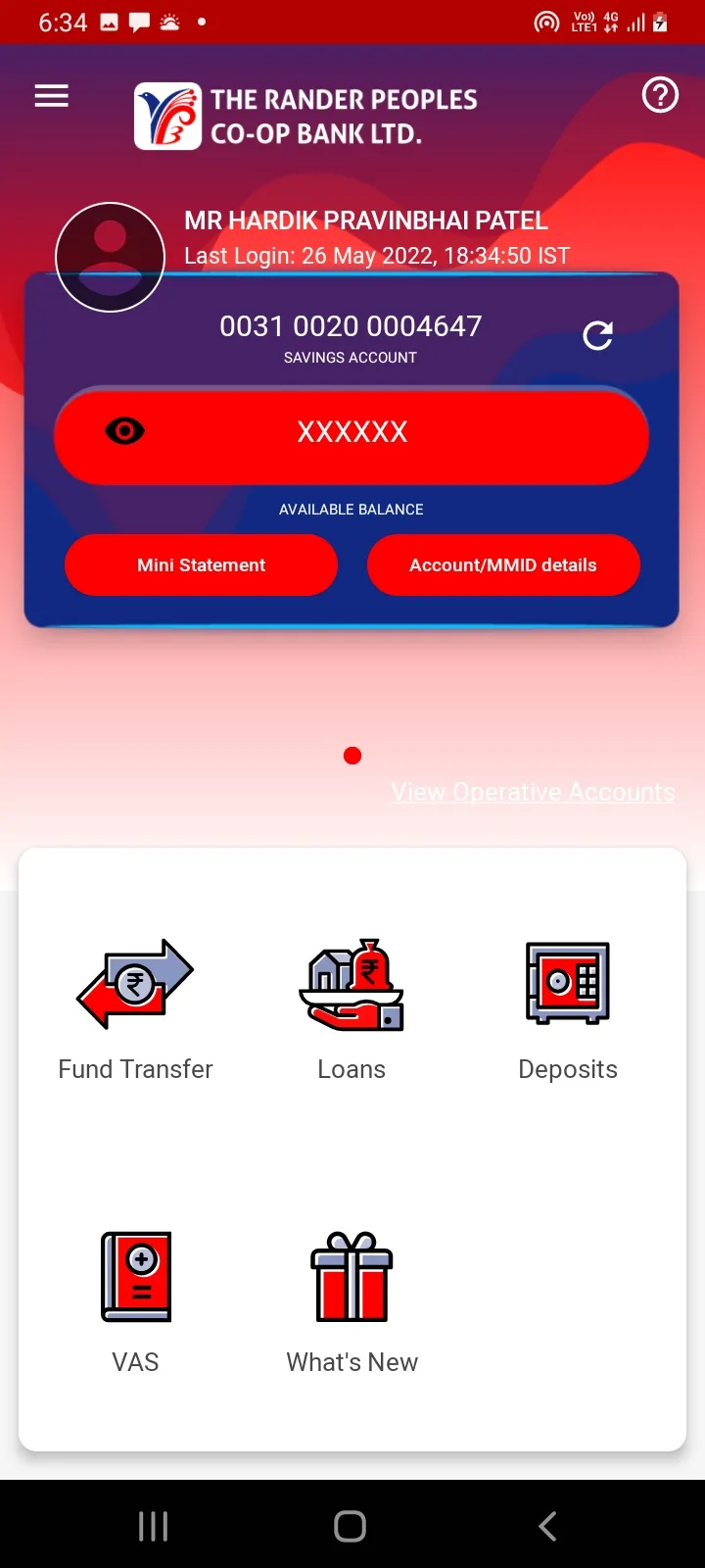 The Rander Peoples Co-op Bank | Indus Appstore | Screenshot