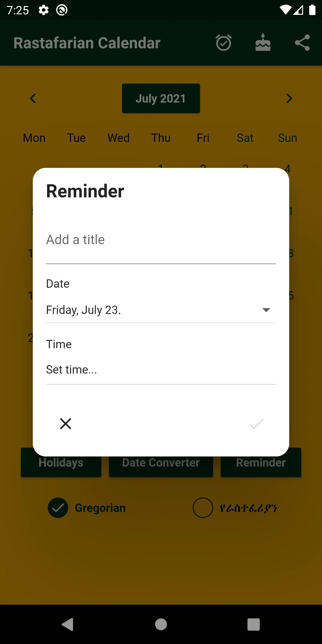 Rastafarian Calendar | Indus Appstore | Screenshot