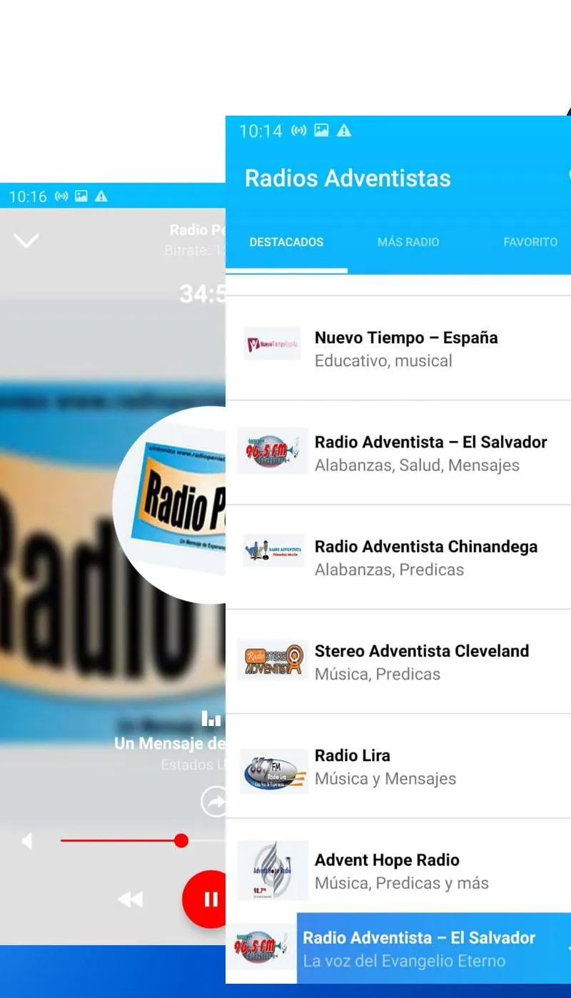 Radios Adventistas del Mundo | Indus Appstore | Screenshot