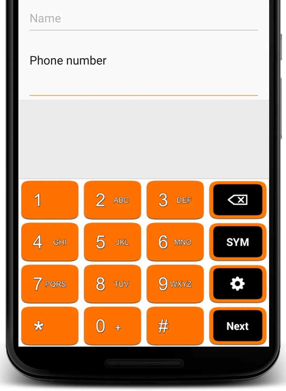 Orange Keyboard | Indus Appstore | Screenshot