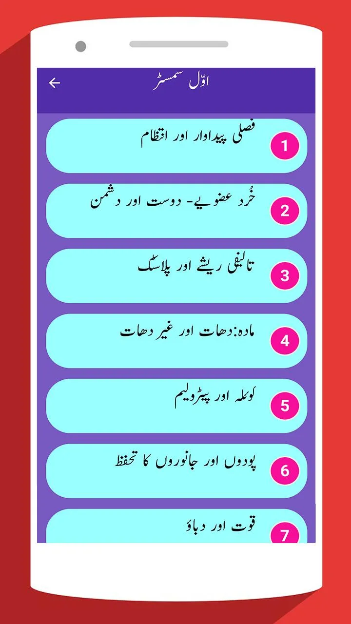 8th Science Solutions in Urdu | Indus Appstore | Screenshot