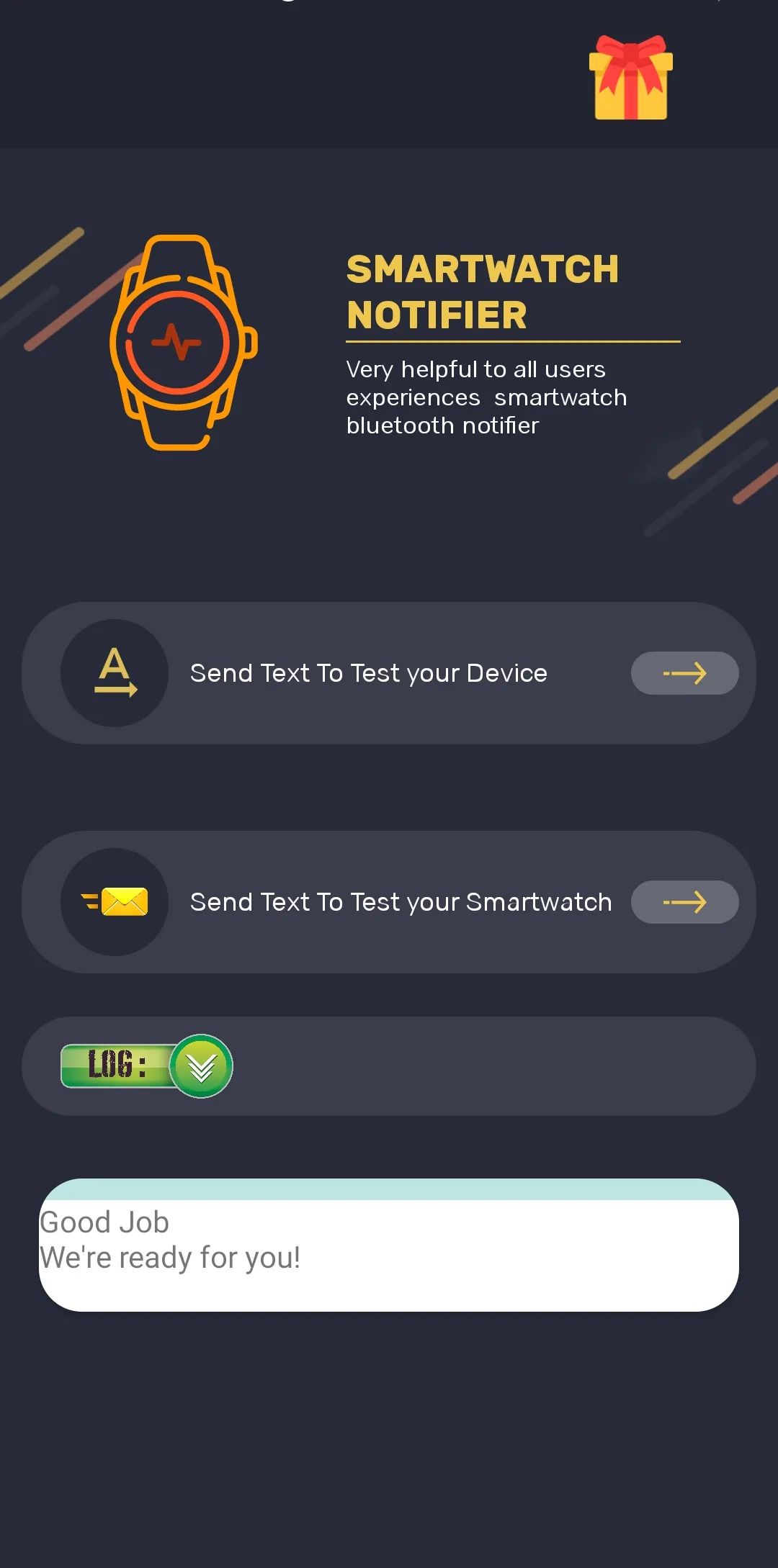 Smart watch Bt Notifier: sync  | Indus Appstore | Screenshot