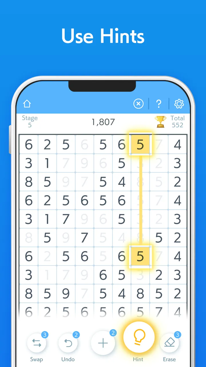 Ten Match - IQ Number Puzzle | Indus Appstore | Screenshot