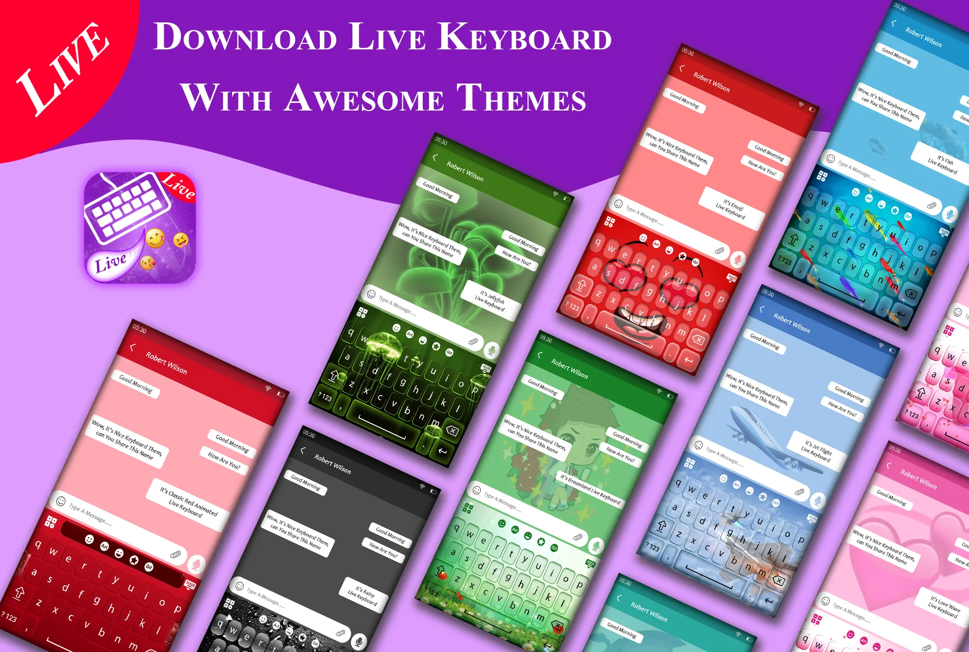 Live Keyboard - GIF Keyboard | Indus Appstore | Screenshot