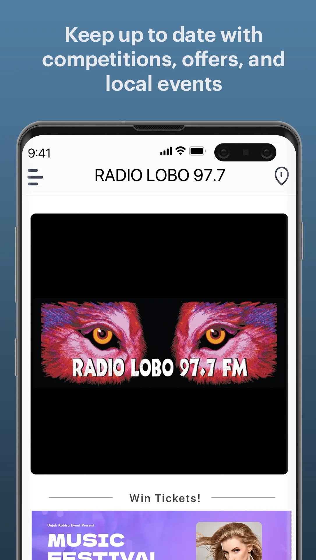 RADIO LOBO 97.7 | Indus Appstore | Screenshot