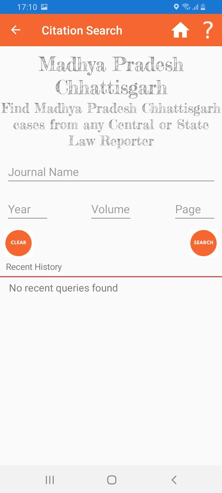 Madhya Pradesh Legal Reports | Indus Appstore | Screenshot