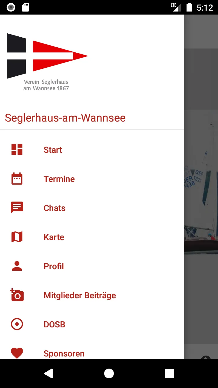 Verein Seglerhaus am Wannsee | Indus Appstore | Screenshot