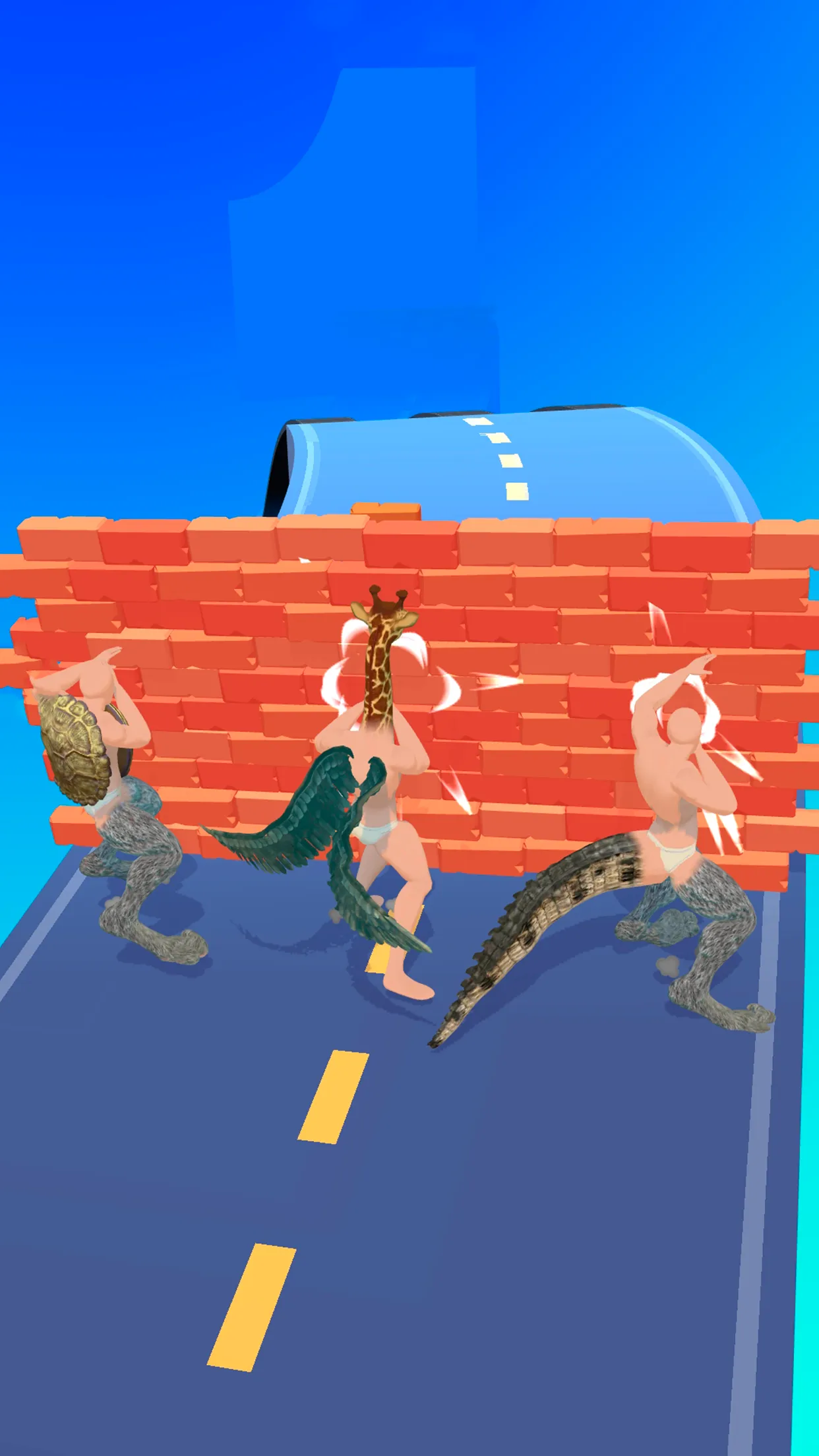 Merge Animals 3D - Mutant race | Indus Appstore | Screenshot