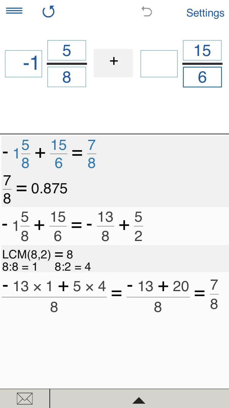 Fraction Calculator 4in1 | Indus Appstore | Screenshot