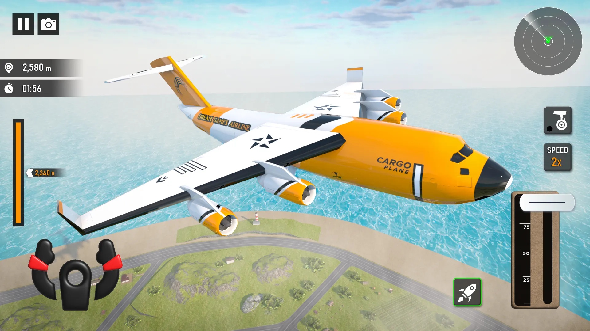 Airplane Simulator 3d Games | Indus Appstore | Screenshot