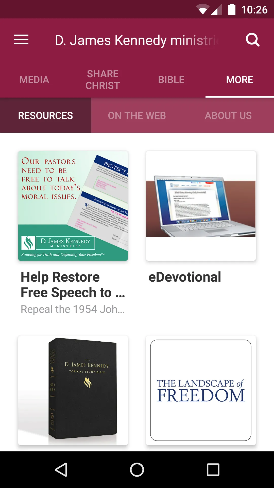 D. James Kennedy Ministries | Indus Appstore | Screenshot