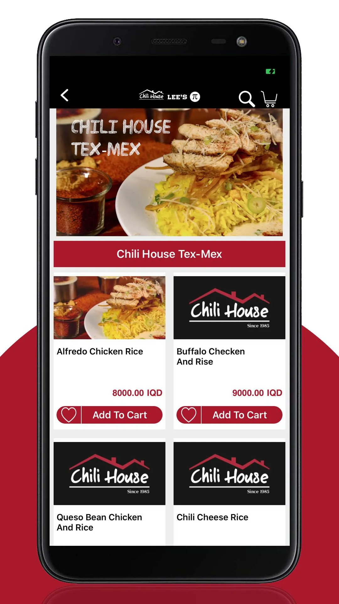 Chili House Iraq | Indus Appstore | Screenshot