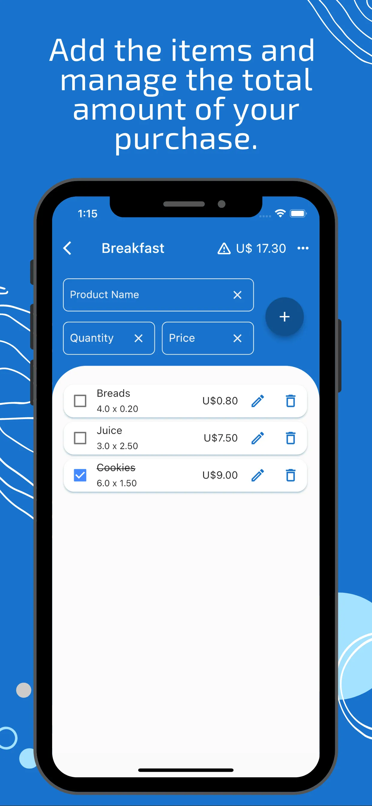 Quick & Easy Shopping List | Indus Appstore | Screenshot