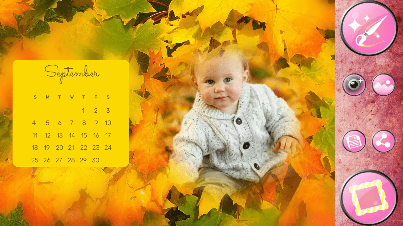 Calendar Photo Frames 2024 | Indus Appstore | Screenshot