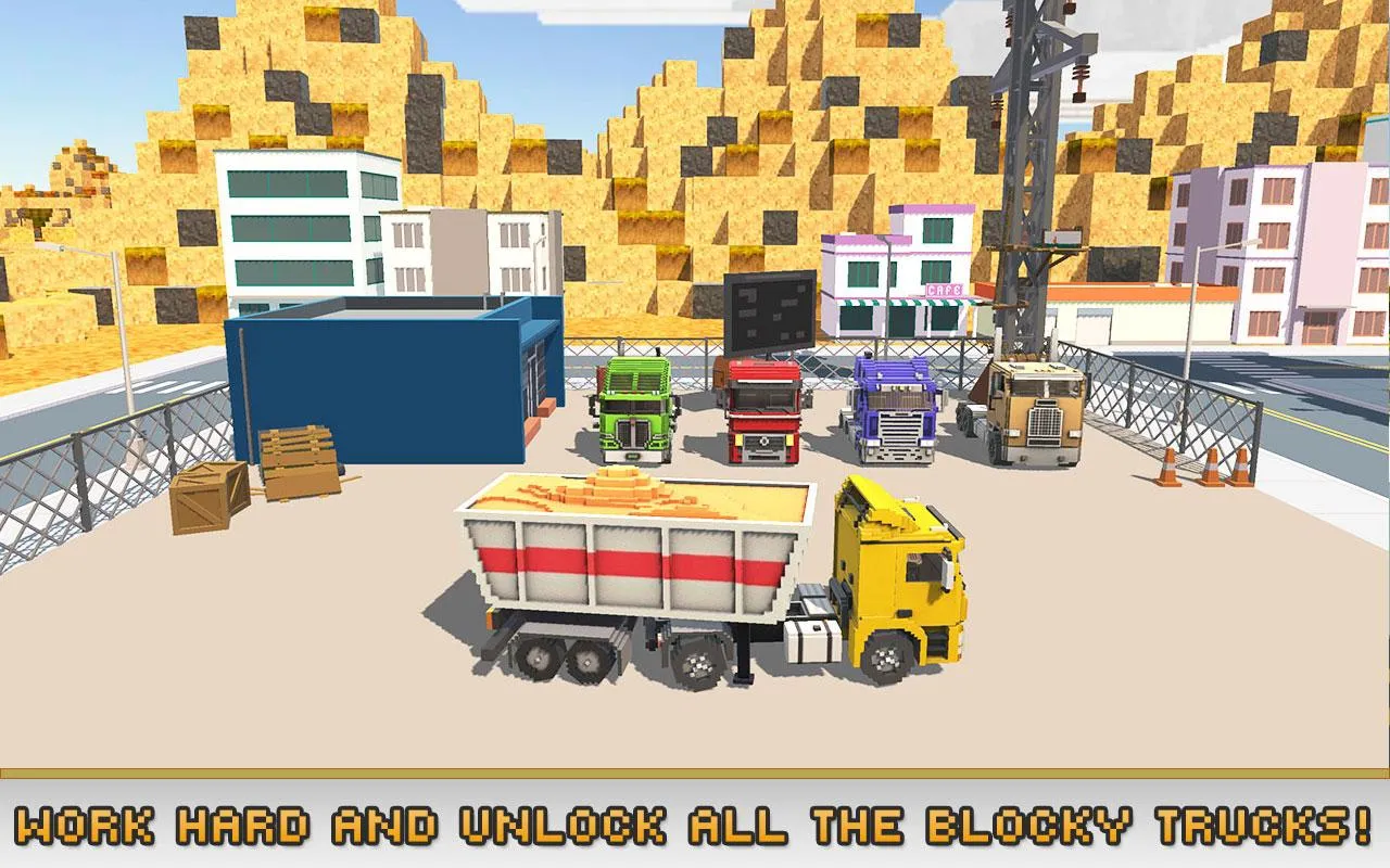 Blocky Truck Simulator | Indus Appstore | Screenshot