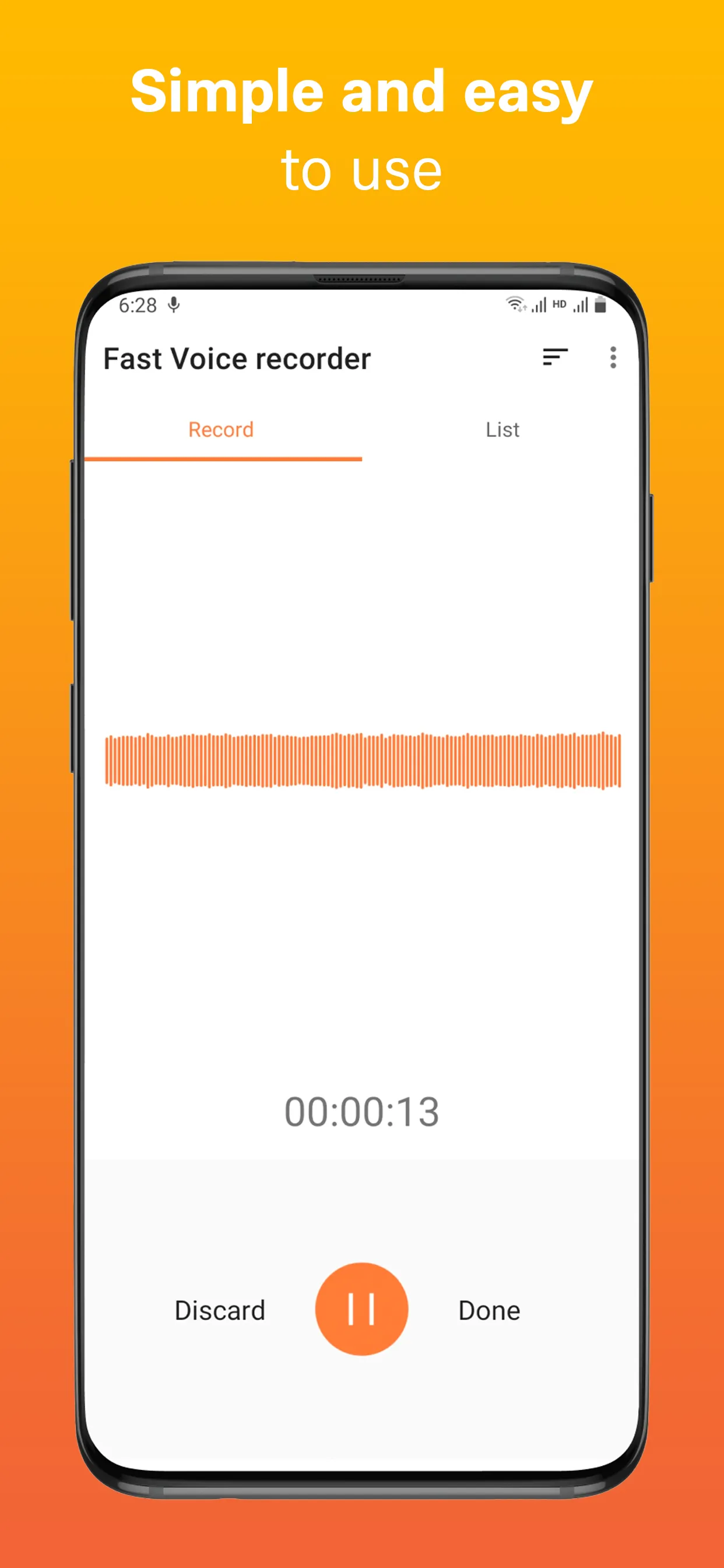 Fast Voice Recorder | Indus Appstore | Screenshot