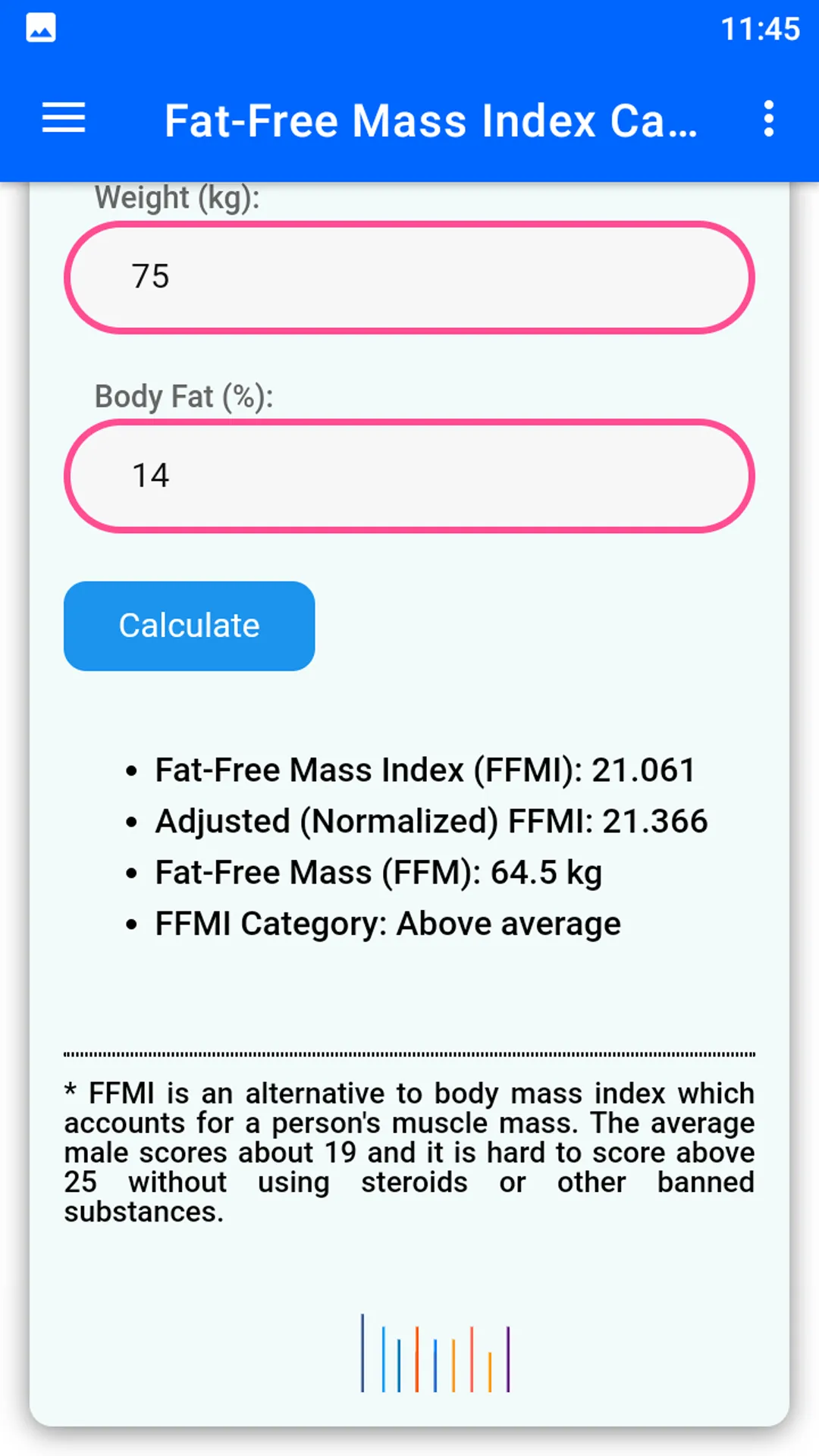 Mass Index Calculator | Indus Appstore | Screenshot