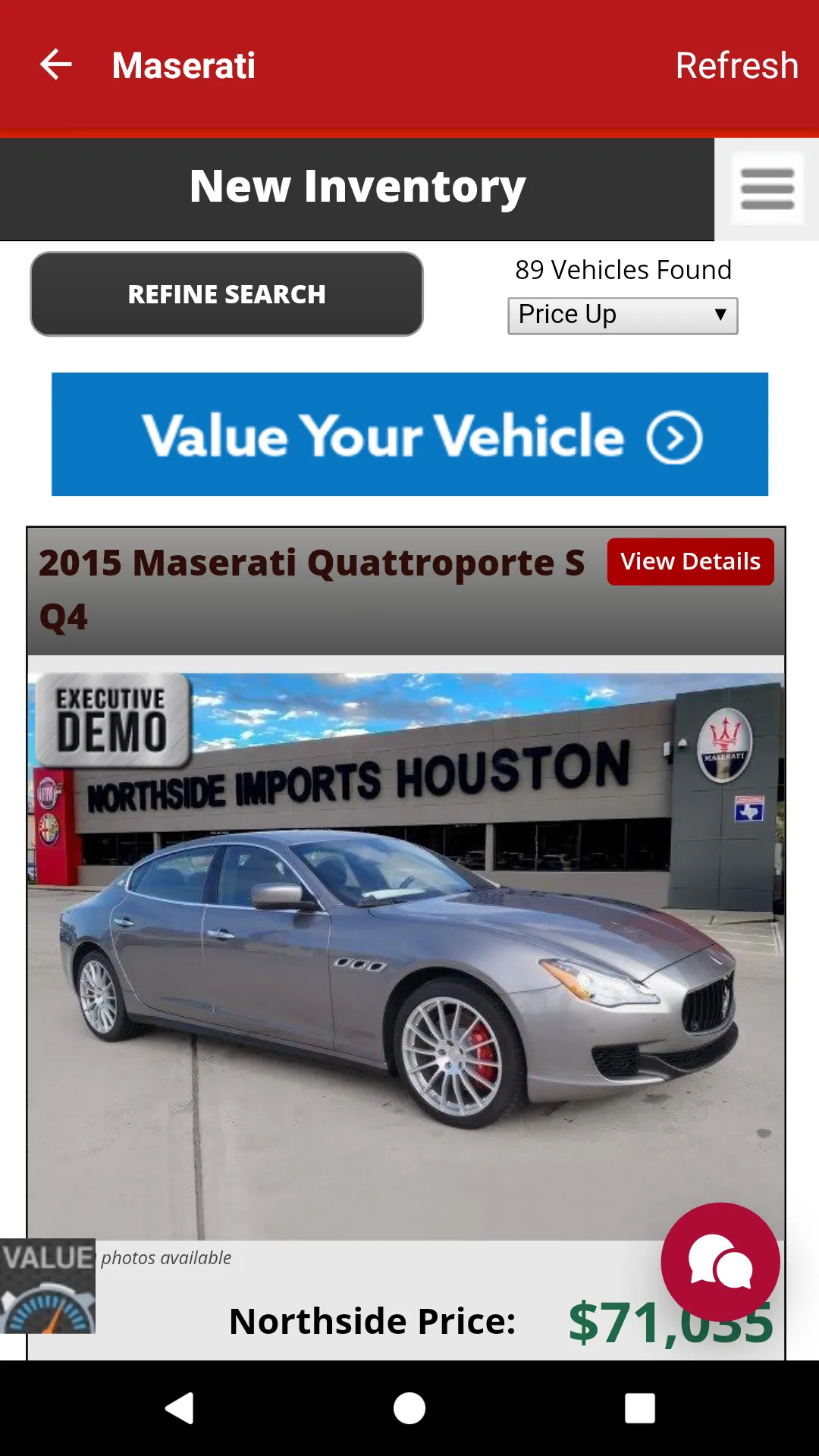 Northside Alfa Romeo Maserati | Indus Appstore | Screenshot