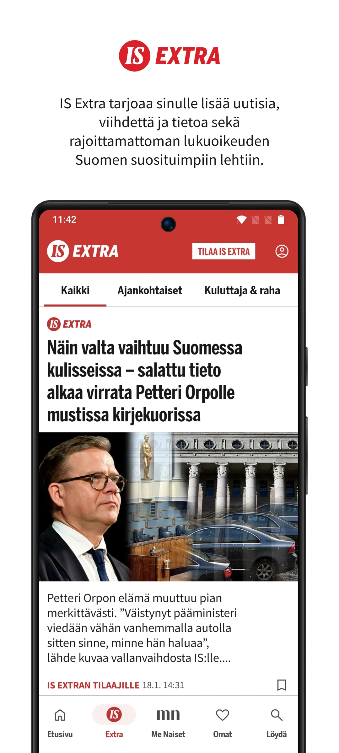 IS – Ilta-Sanomat | Indus Appstore | Screenshot