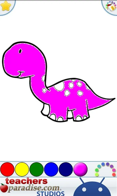 Dinosaurs Coloring Book | Indus Appstore | Screenshot