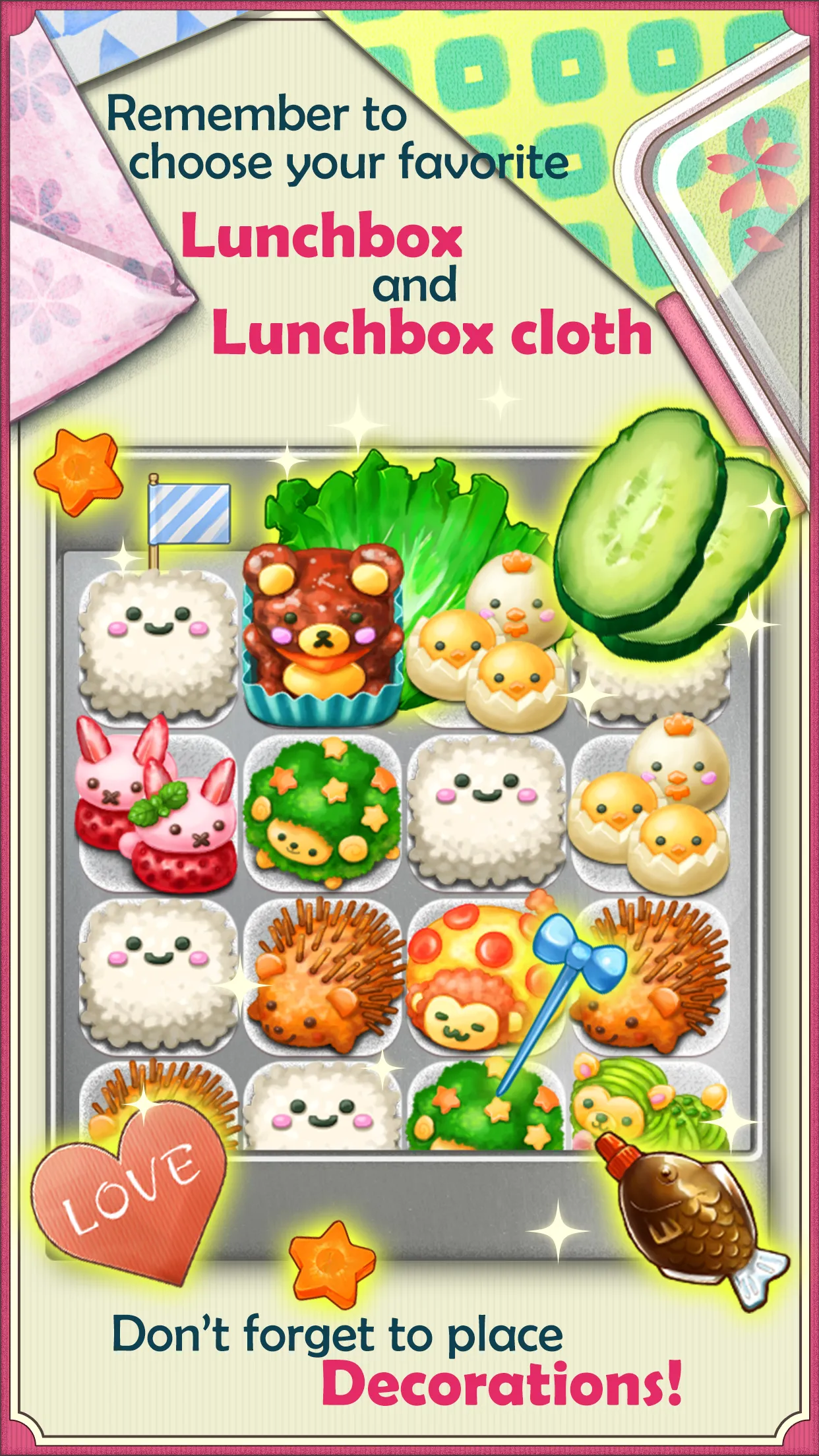 Fluffy! Cute Lunchbox | Indus Appstore | Screenshot