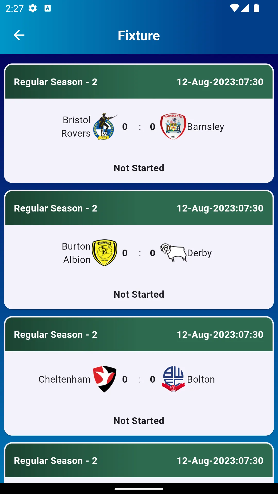 League One Of EN Football | Indus Appstore | Screenshot