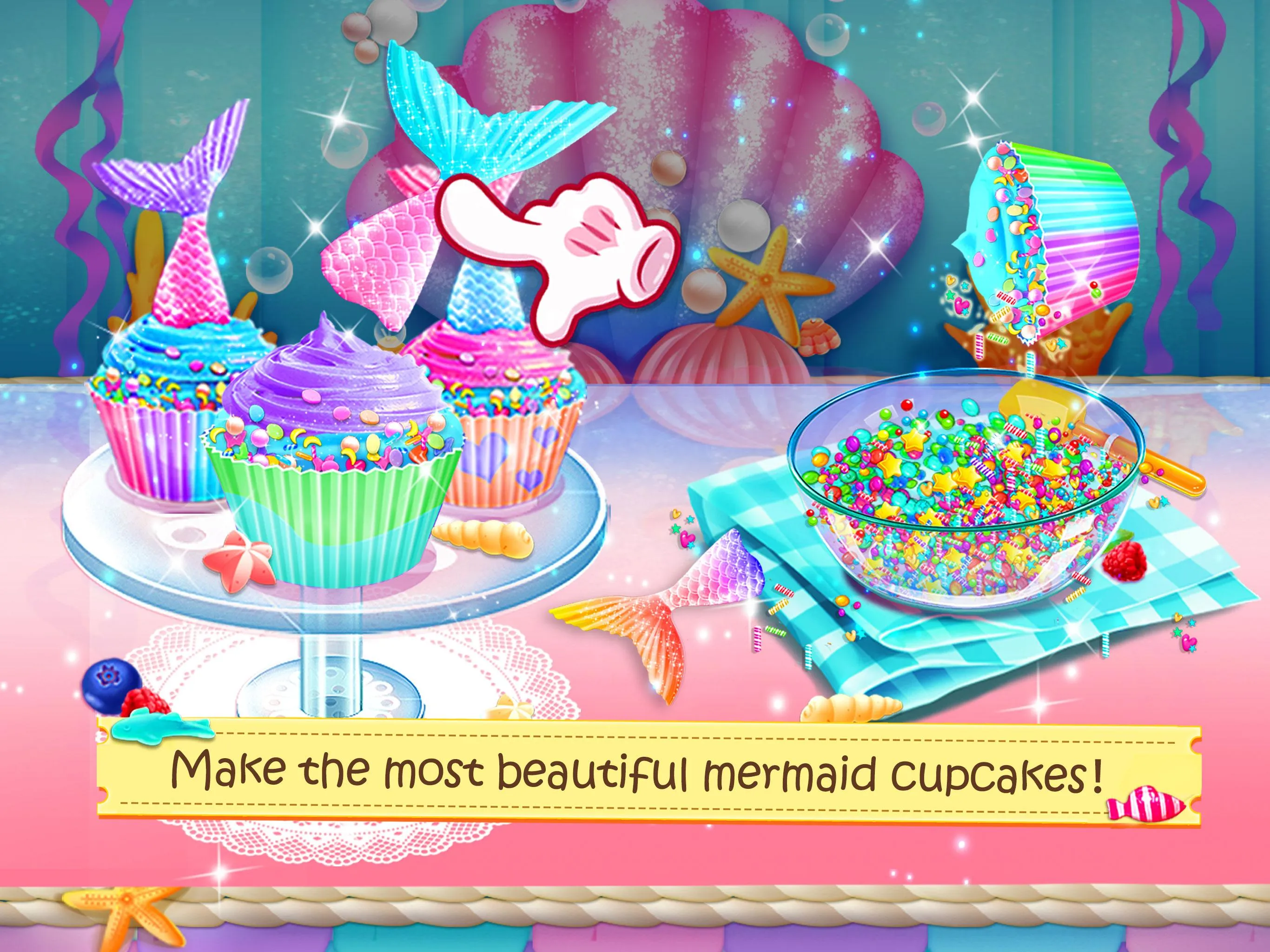 Mermaid Unicorn Bakery Game | Indus Appstore | Screenshot