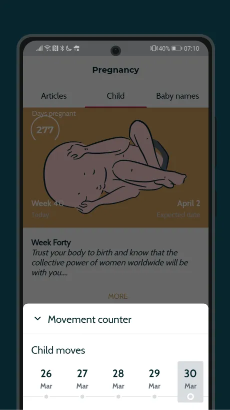 Expecting | Indus Appstore | Screenshot