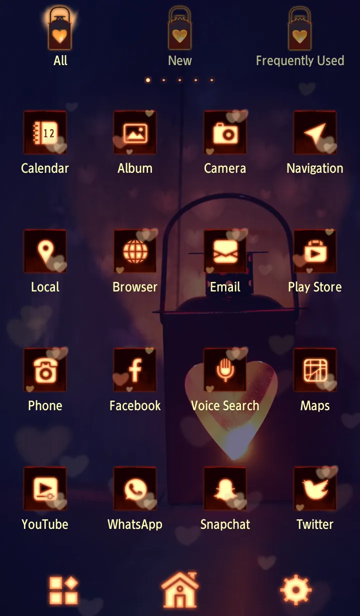 Heart Lantern Theme | Indus Appstore | Screenshot